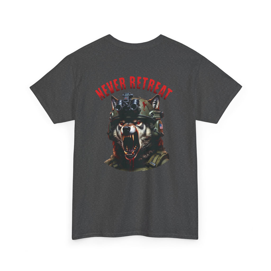 T-shirt Never Retreat