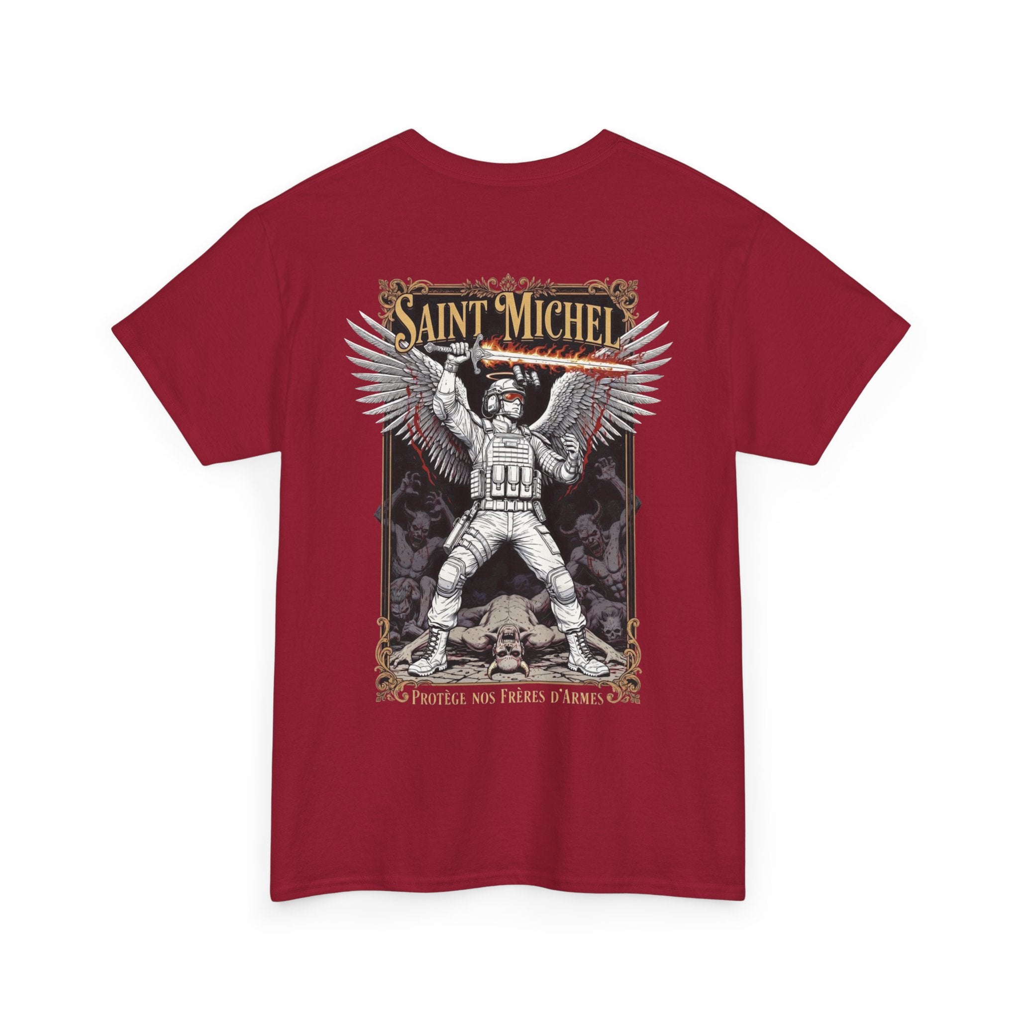 T-shirt Saint Michel Protège nos frères d'armes n°1