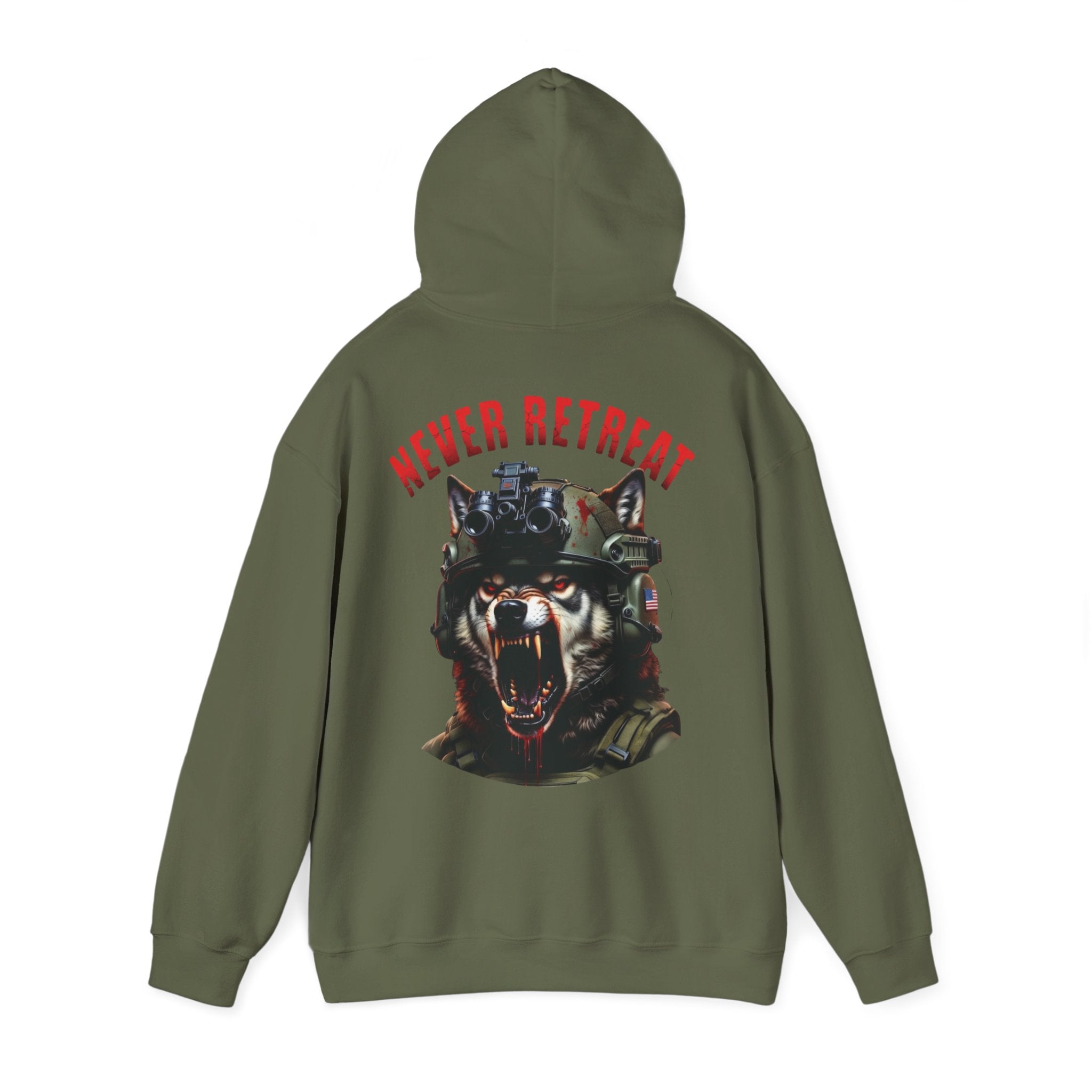 Hoodie Never Retreat