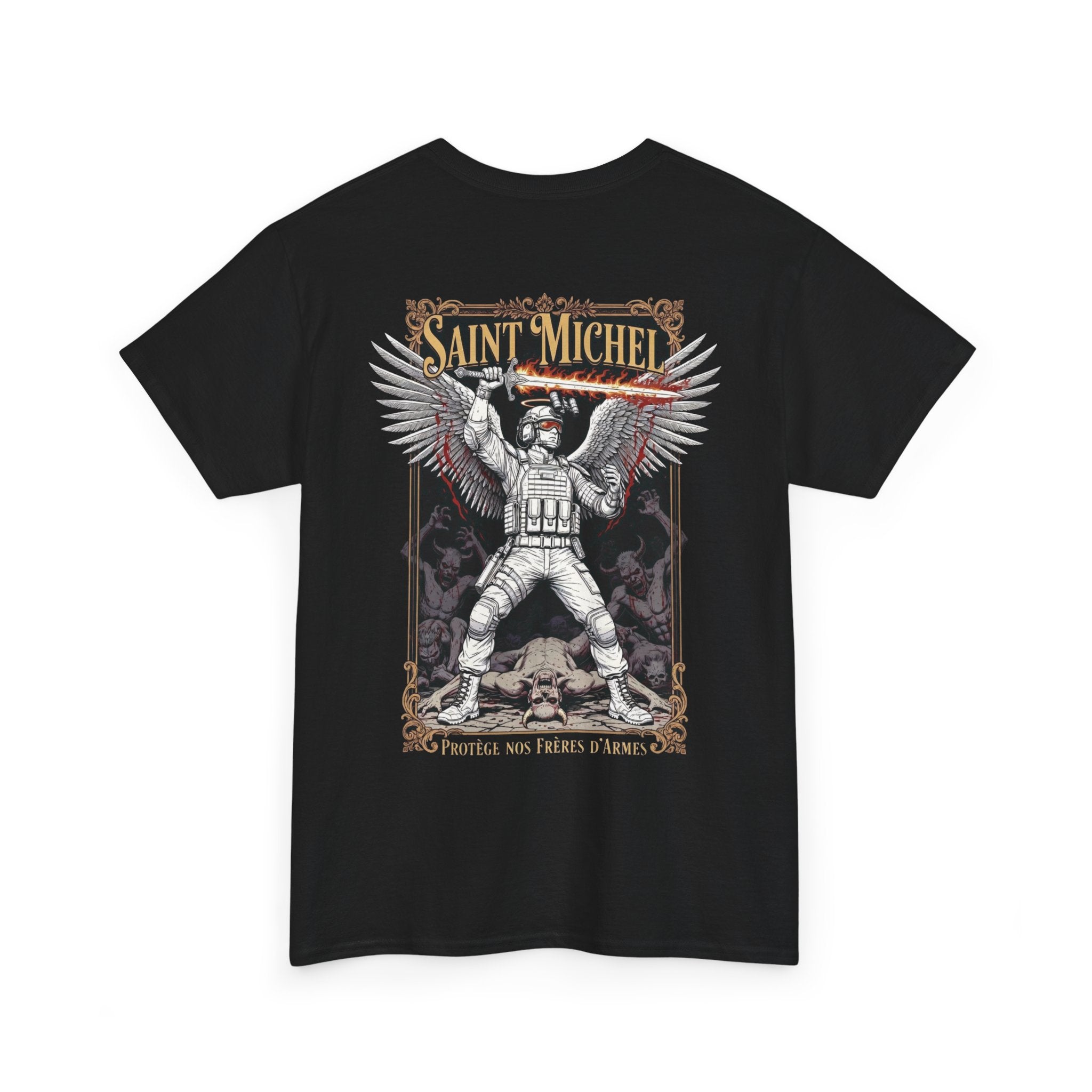 T-shirt Saint Michel Protège nos frères d'armes n°1
