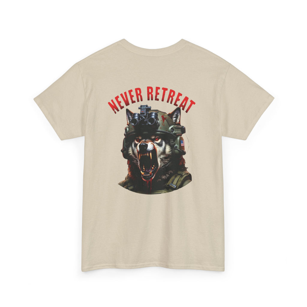 T-shirt Never Retreat