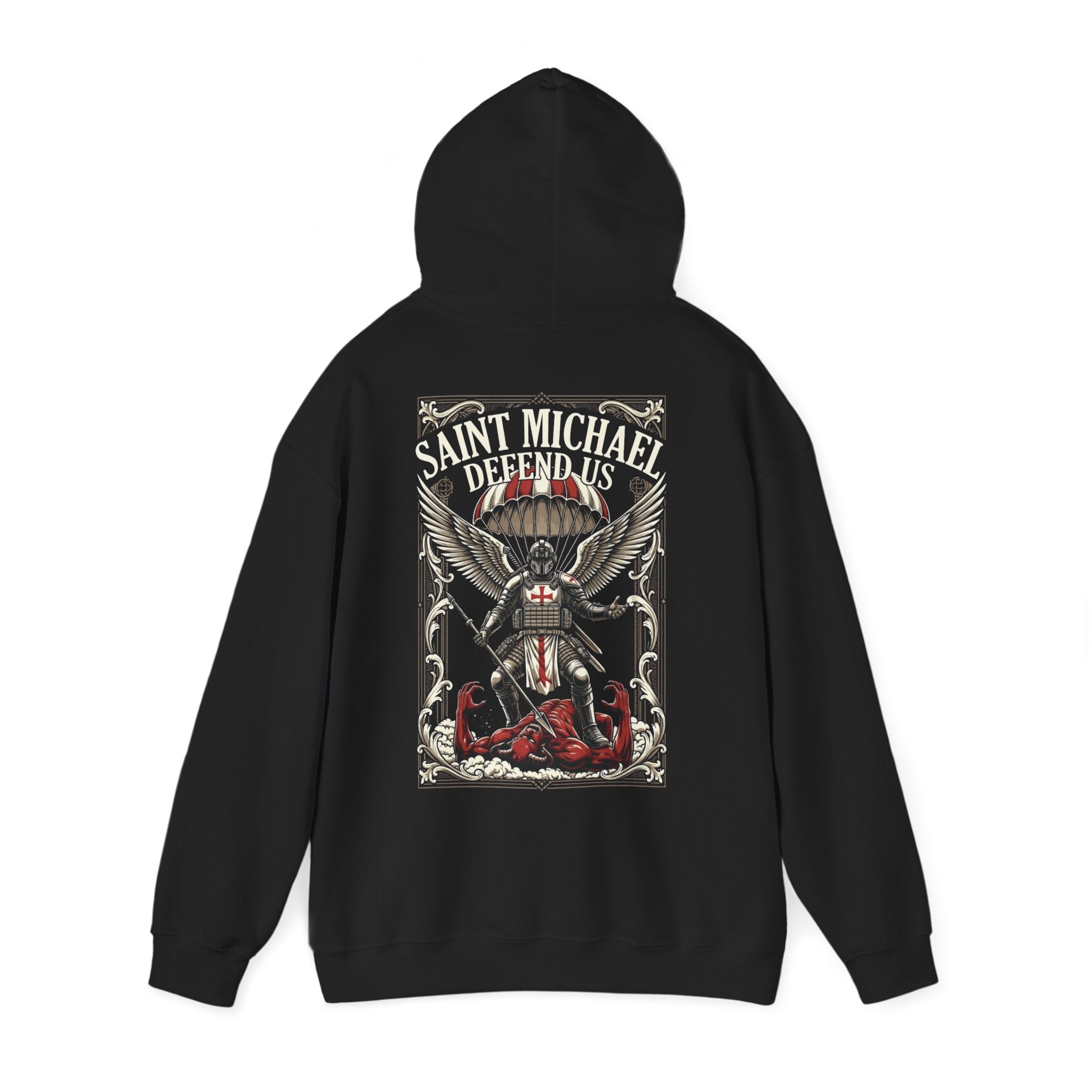 Hoodie Saint Michael Defend Us n°2