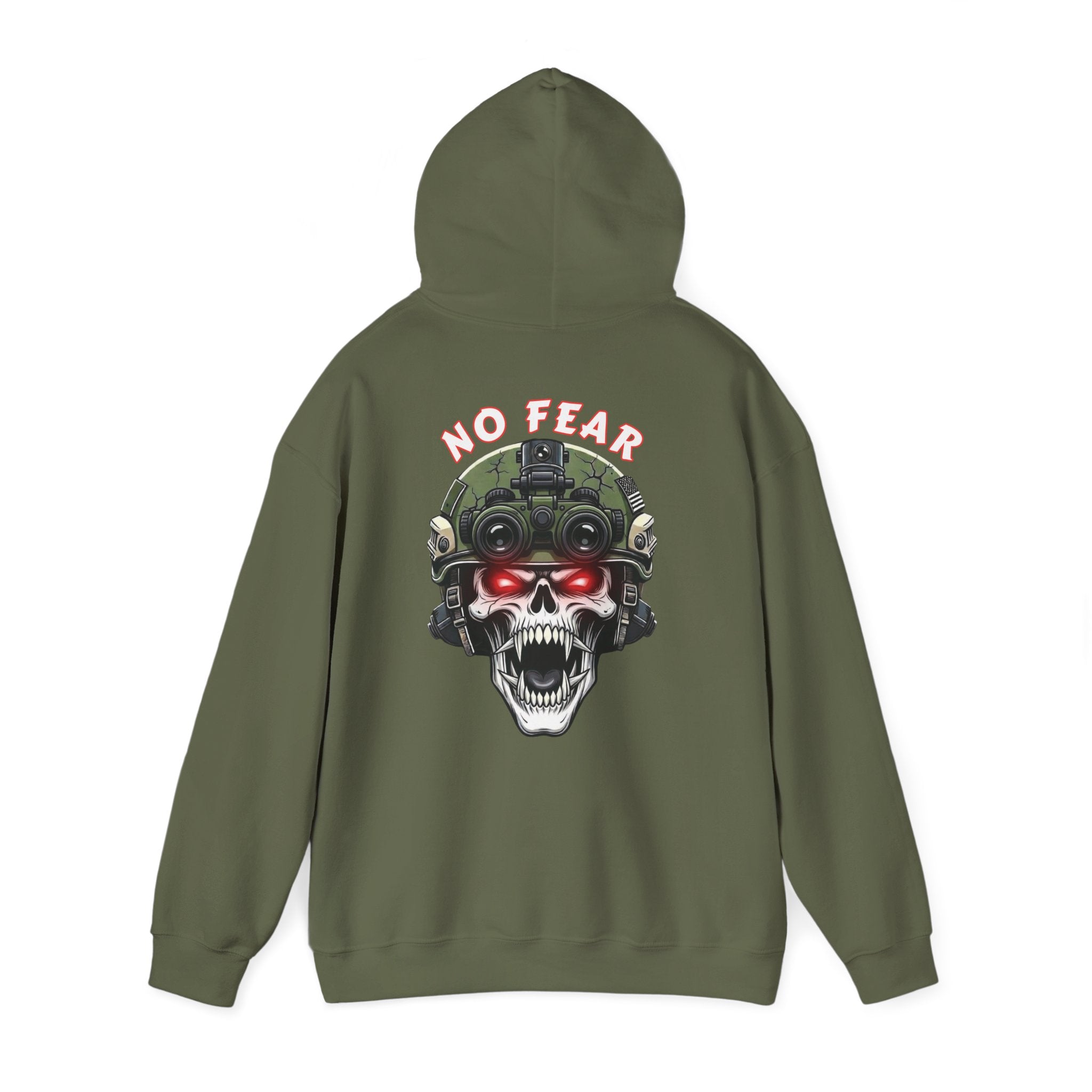 Hoodie No Fear Skull