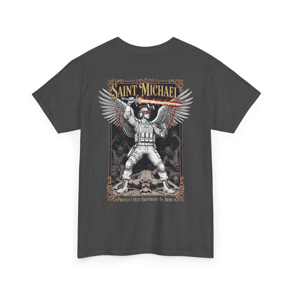 T-shirt Saint Michael Protect Our Brothers In Arms n°1