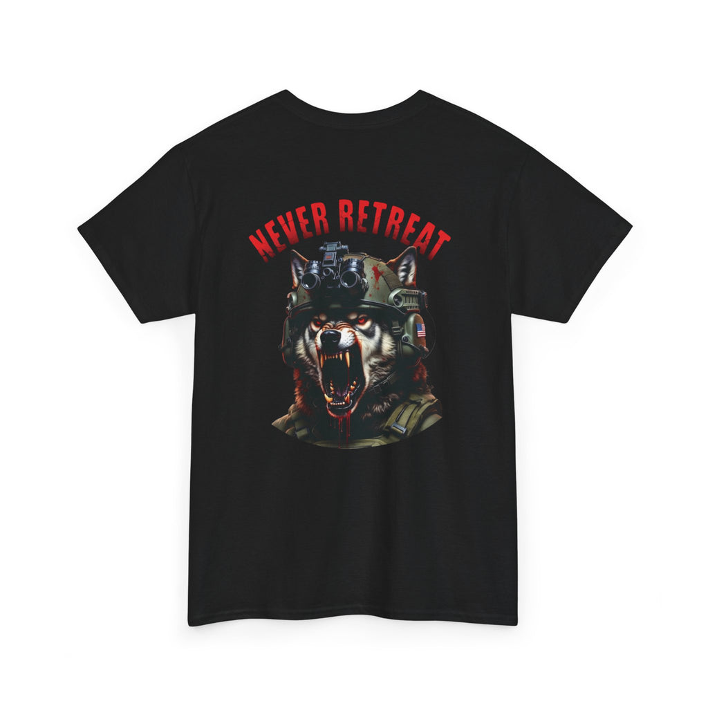 T-shirt Never Retreat