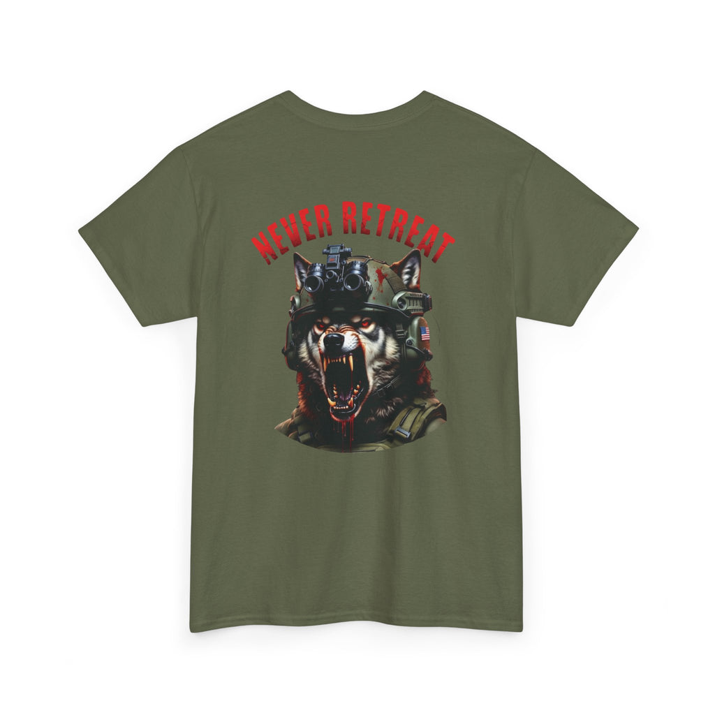 T-shirt Never Retreat