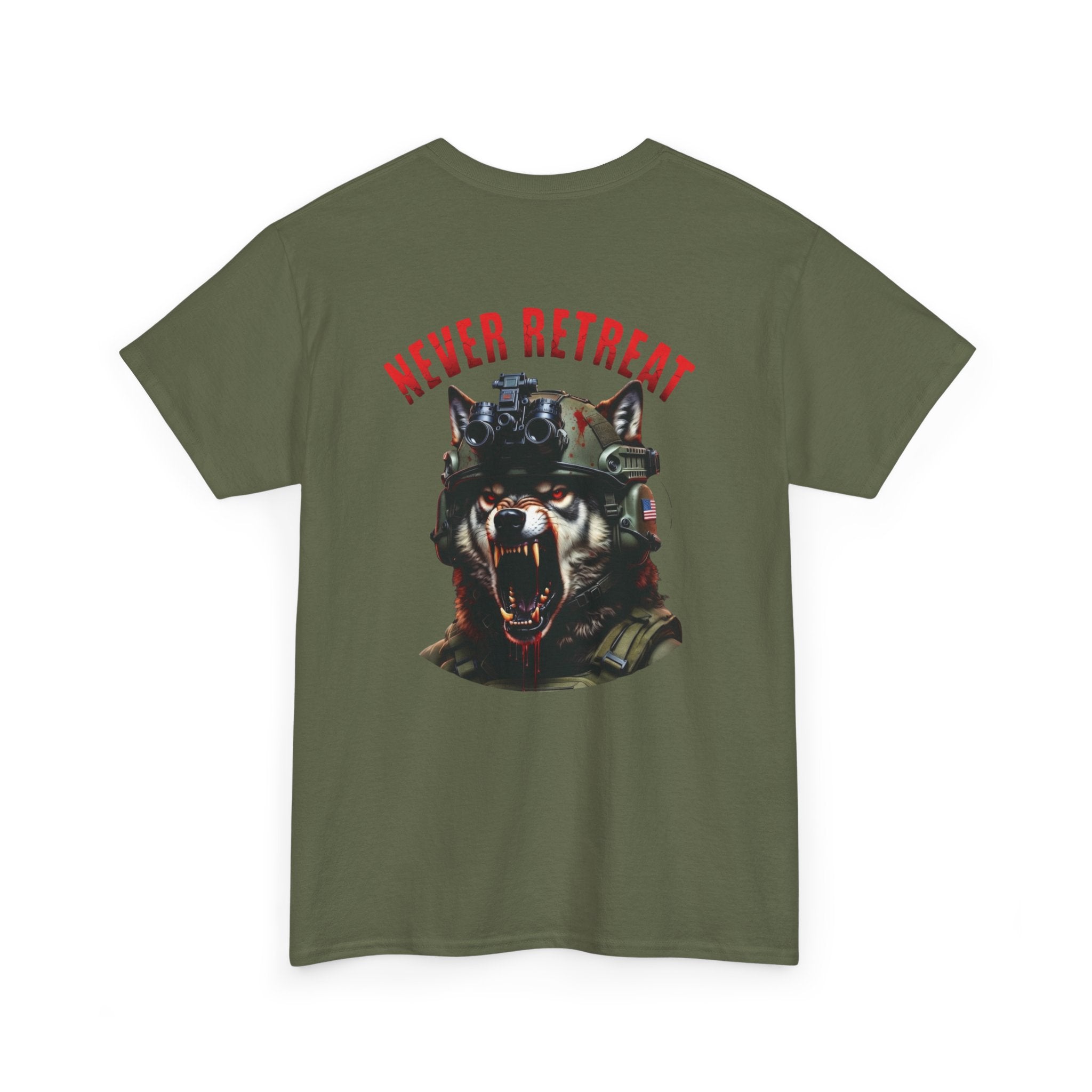 T-shirt Never Retreat