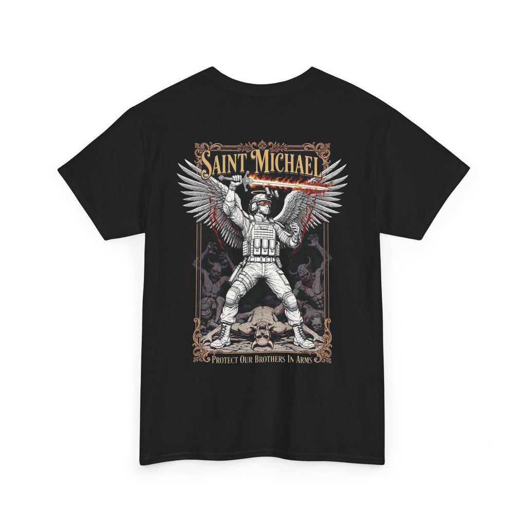 T-shirt Saint Michael Protect Our Brothers In Arms n°1