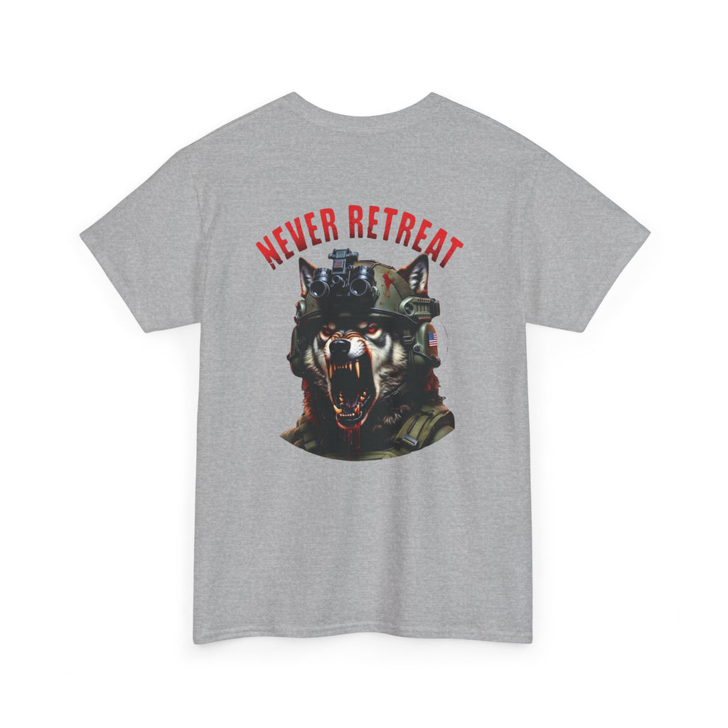 T-shirt Never Retreat