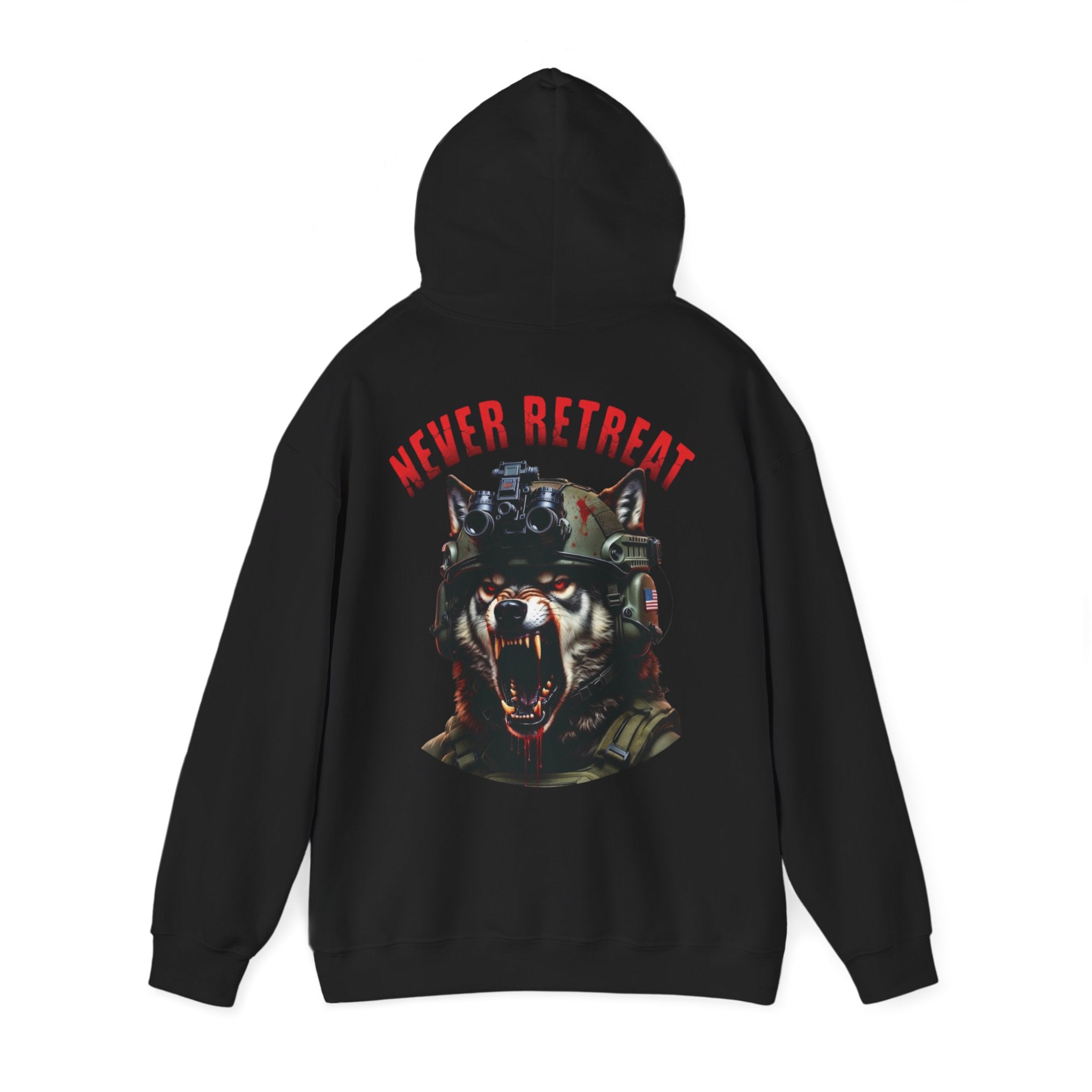 Hoodie Never Retreat