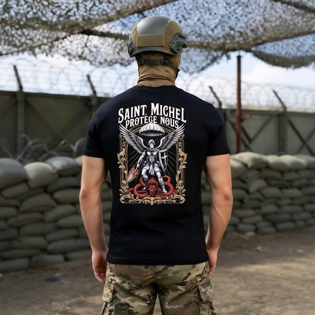 T-shirt Saint Michel Protège Nous