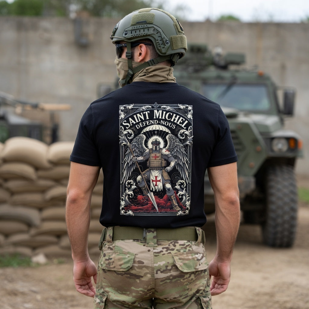 T-shirt Saint Michel Défend Nous n°2