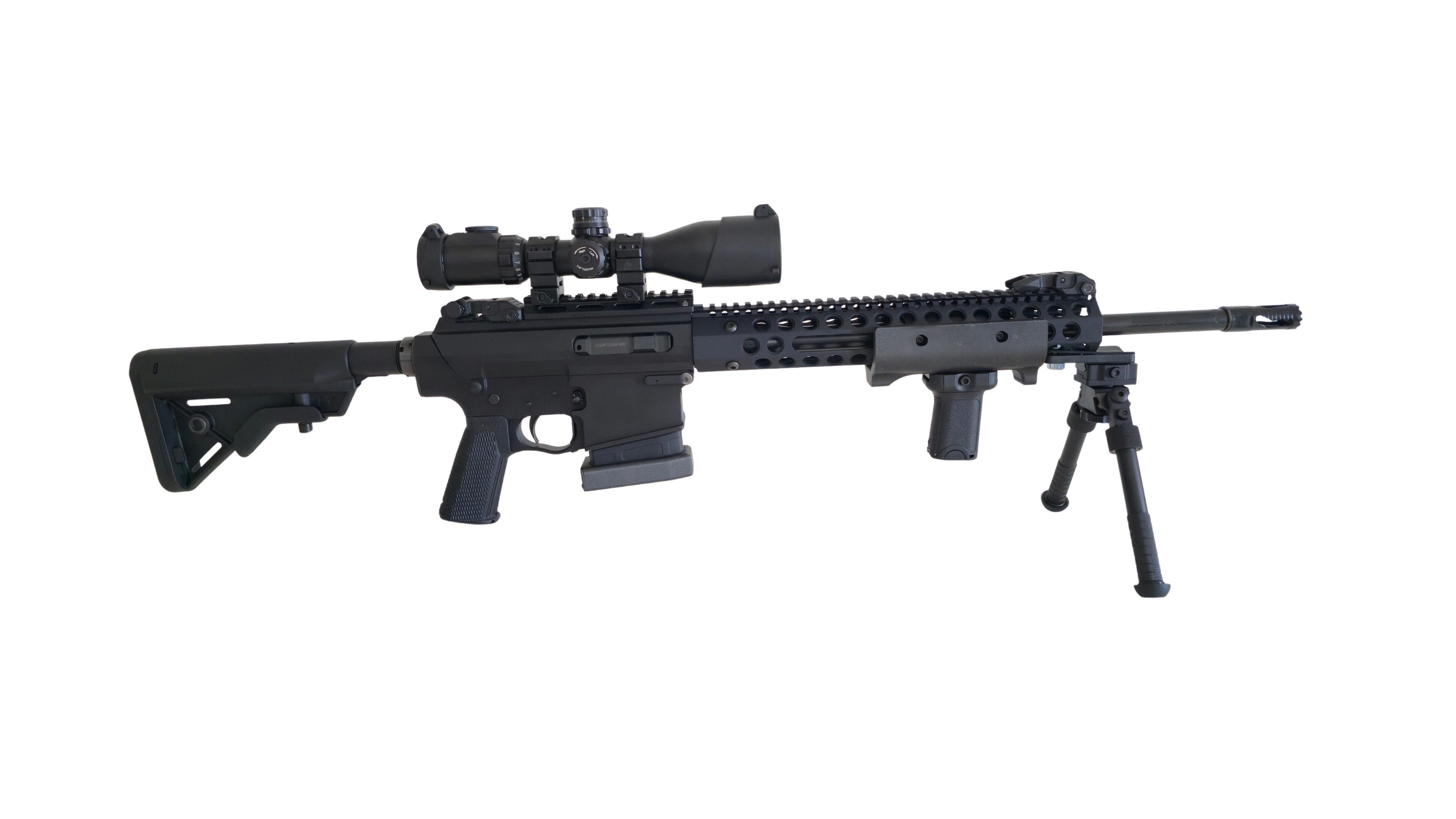 Poignée Garde-main ergonomique allégée avec 1 rail tactique pour Troy PAR 222 / 300 / 308